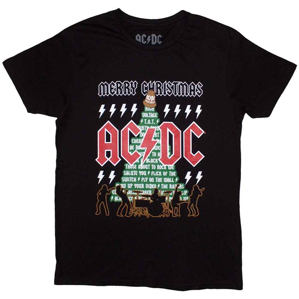 AC/DC エーシーディーシー (Back in Black 45周年 ) - 【クリスマス限定】Merry Christmas / Tシャツ / メンズ - PGS